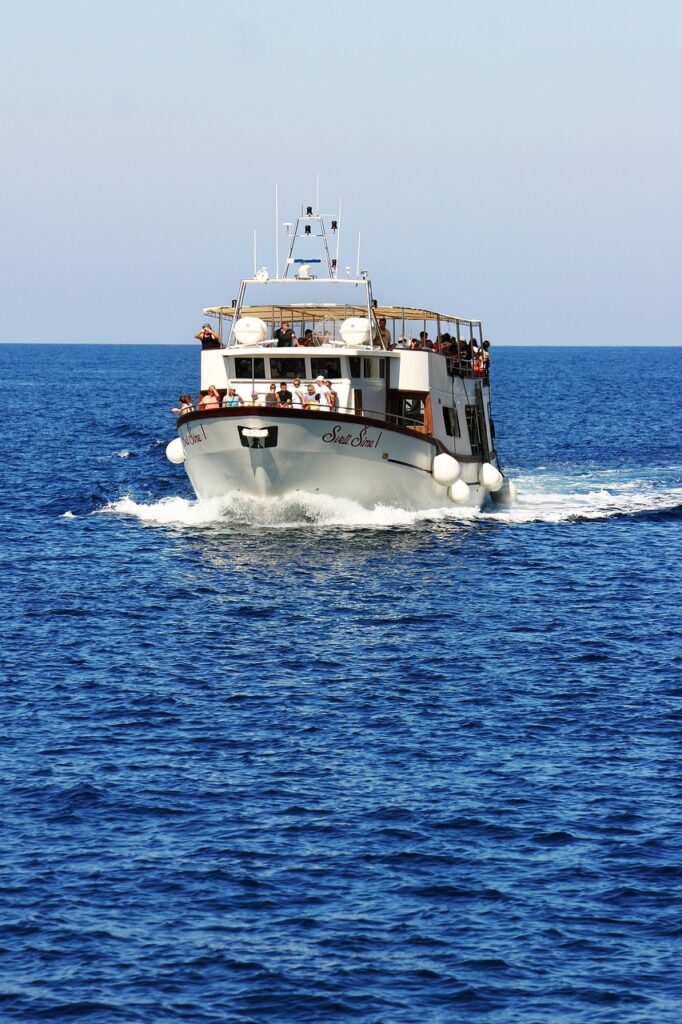 cruise ship, trip, the sea