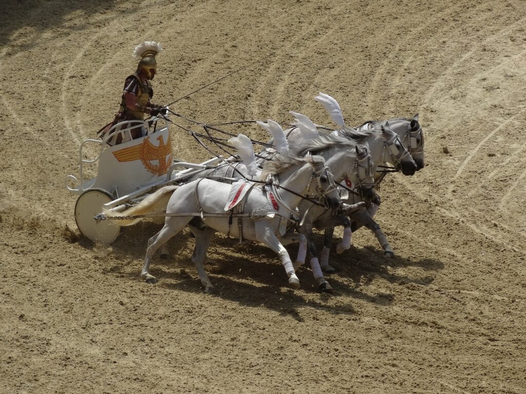 horses, roman, arena