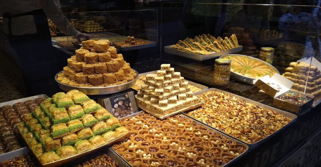 Various Snacks Displayed on a Store