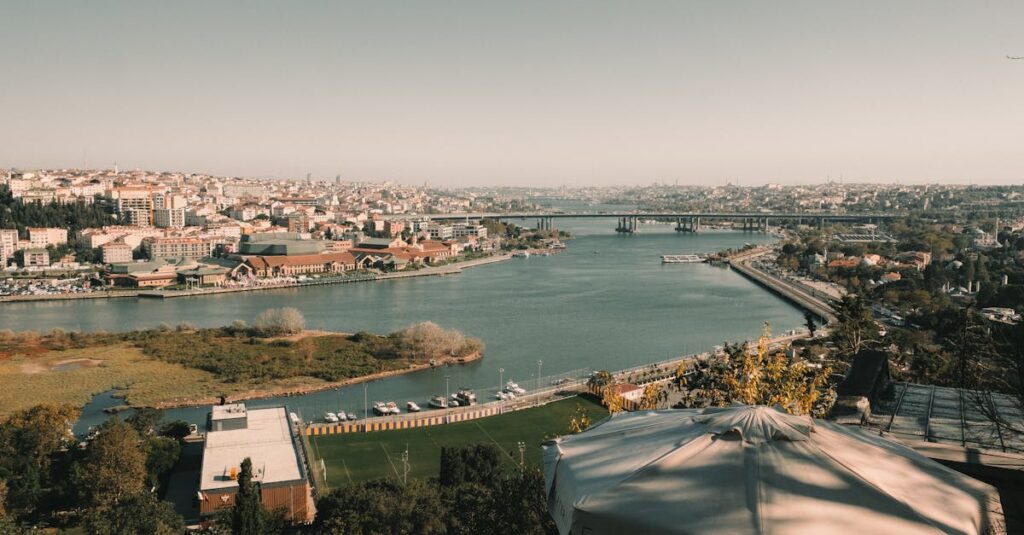 The Golden Horn in Istanbul Seen from the Pierre Loti Hill